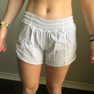 Lululemon white shorts